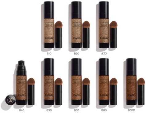 chanel complexion touch shades